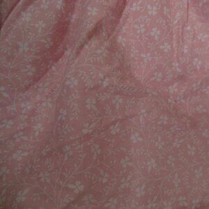 Laura Ashley Imogen Bedskirt KING Vintage Rare Pink with White Lace material !